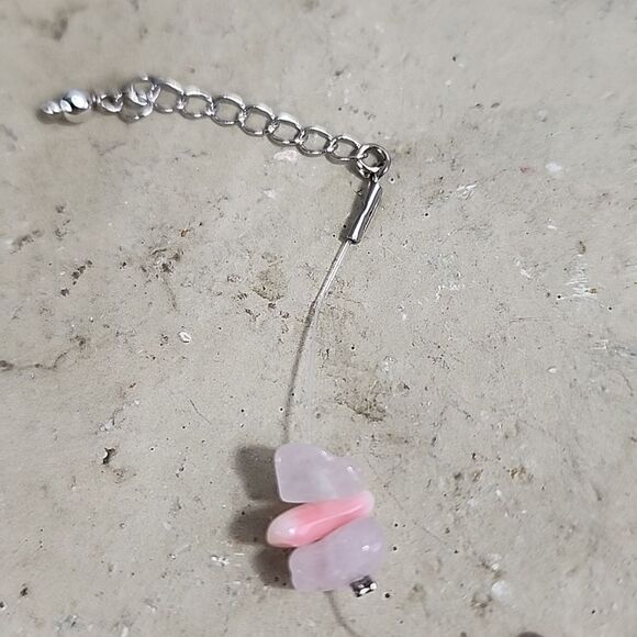 Tree Of Life Charm Beachy Coral Peach Pink Bracelet - Picture 4 of 7